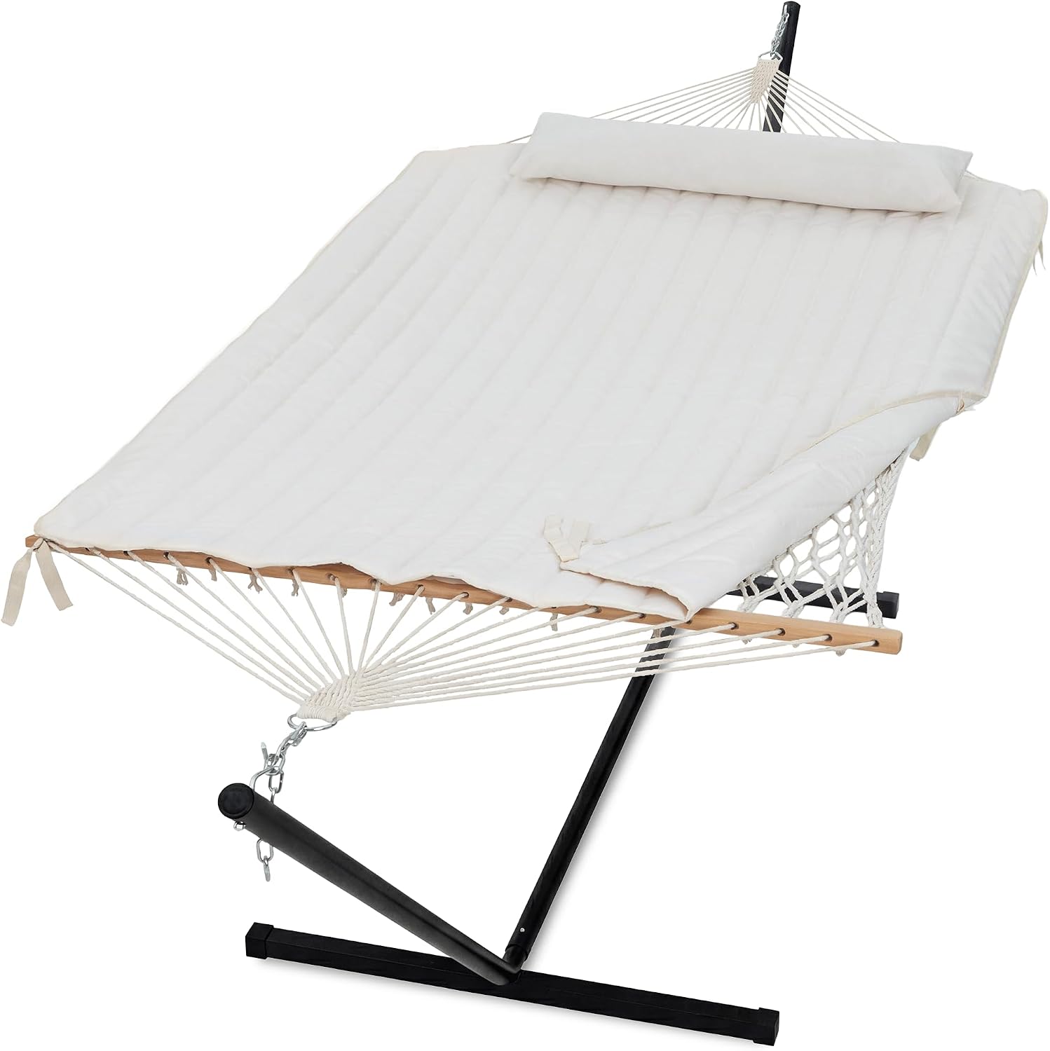 Two‑Person Outdoor Hammock With Stand