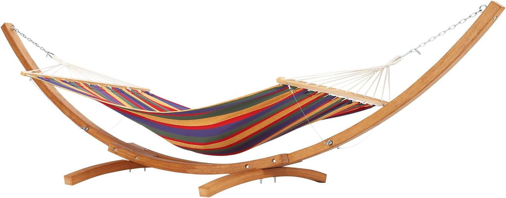 Heavy‑Duty Wooden Outdoor Hammock Stand