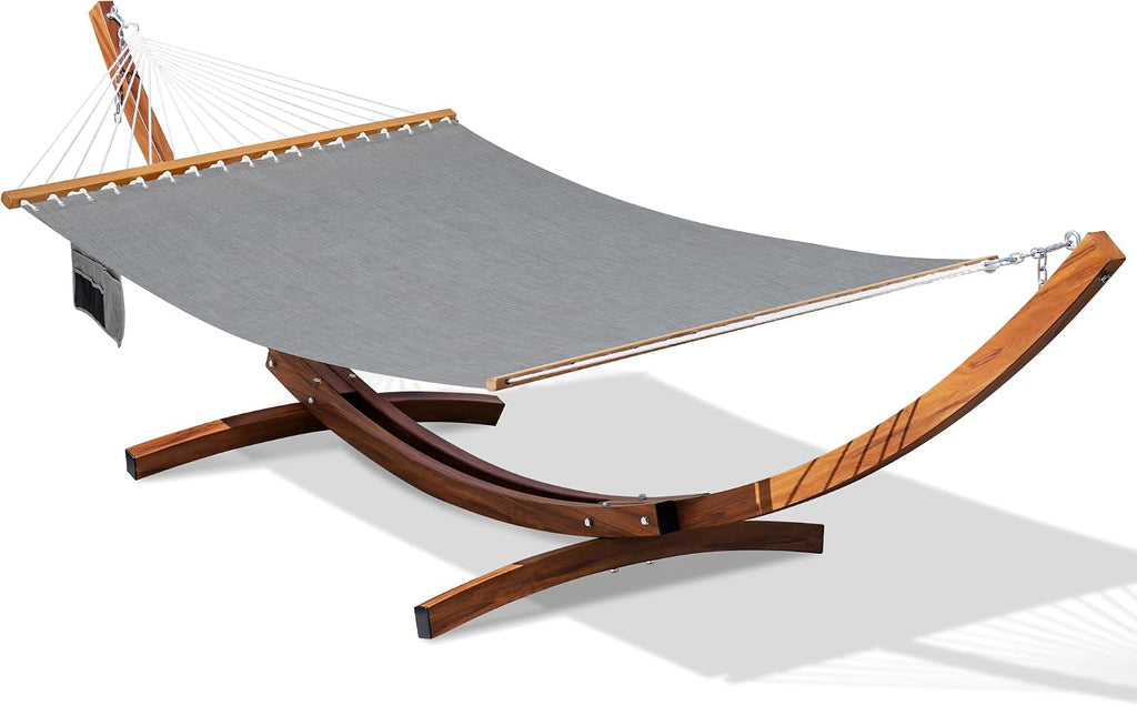 Double Quick‑Dry Hammock With Steel Stand