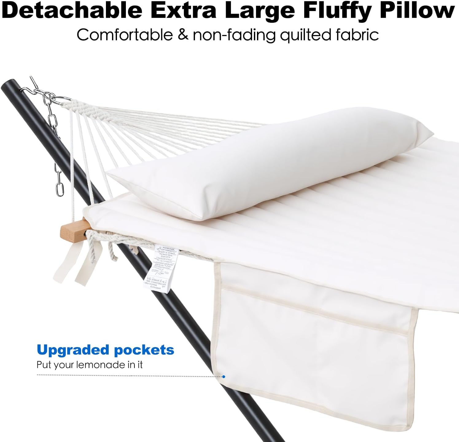 Two‑Person Outdoor Hammock With Stand