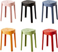 Stackable Heavy‑Duty Plastic Classroom Stools 6‑Pack