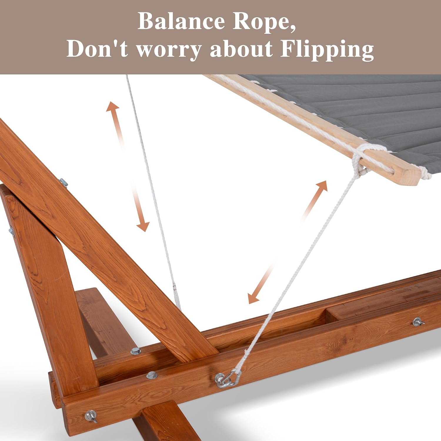 Adjustable Wooden Hammock Stand Heavy‑Duty