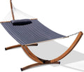 Double Hammock With Curved Steel Stand