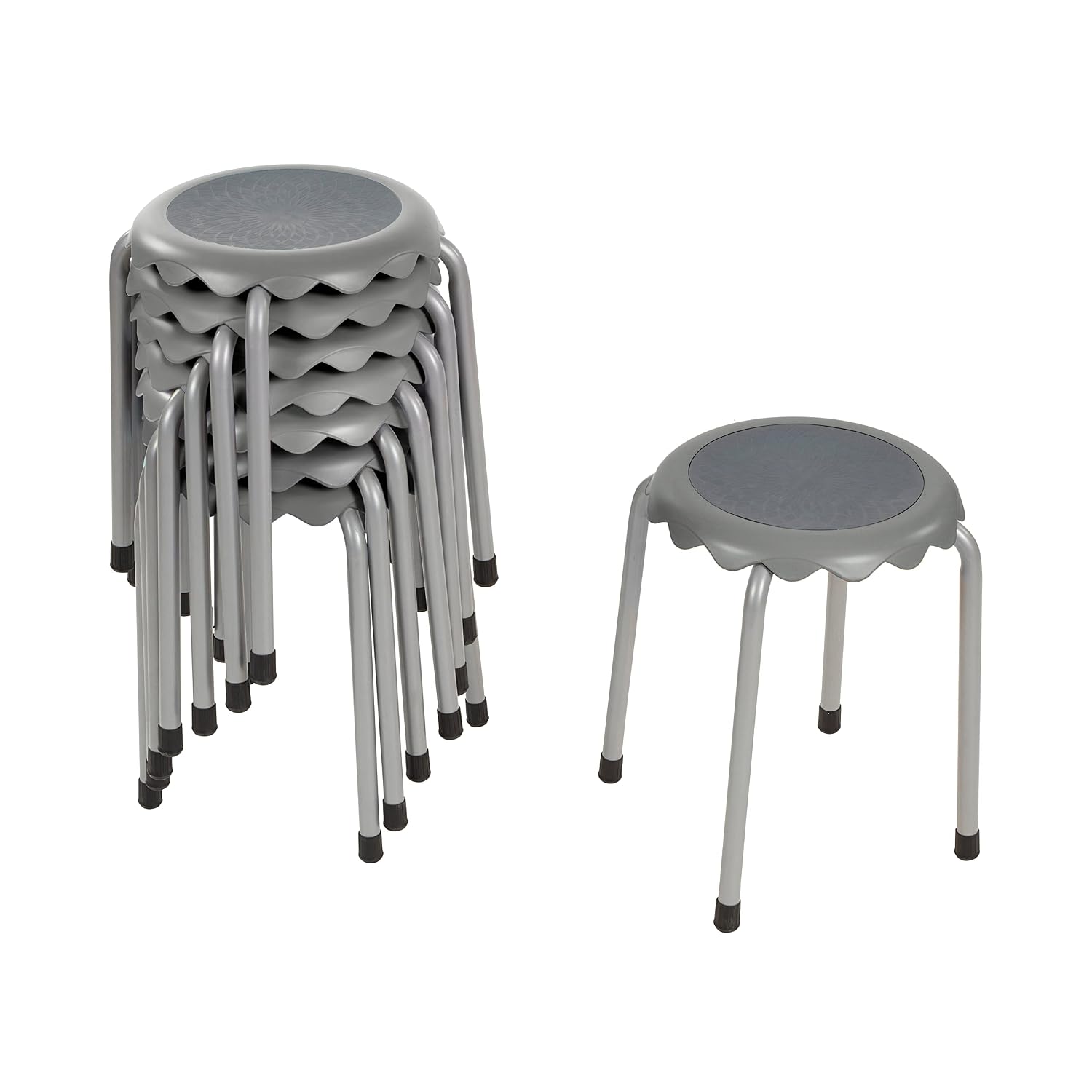 Daisy Stackable Flexible Classroom Stools 8‑Pack