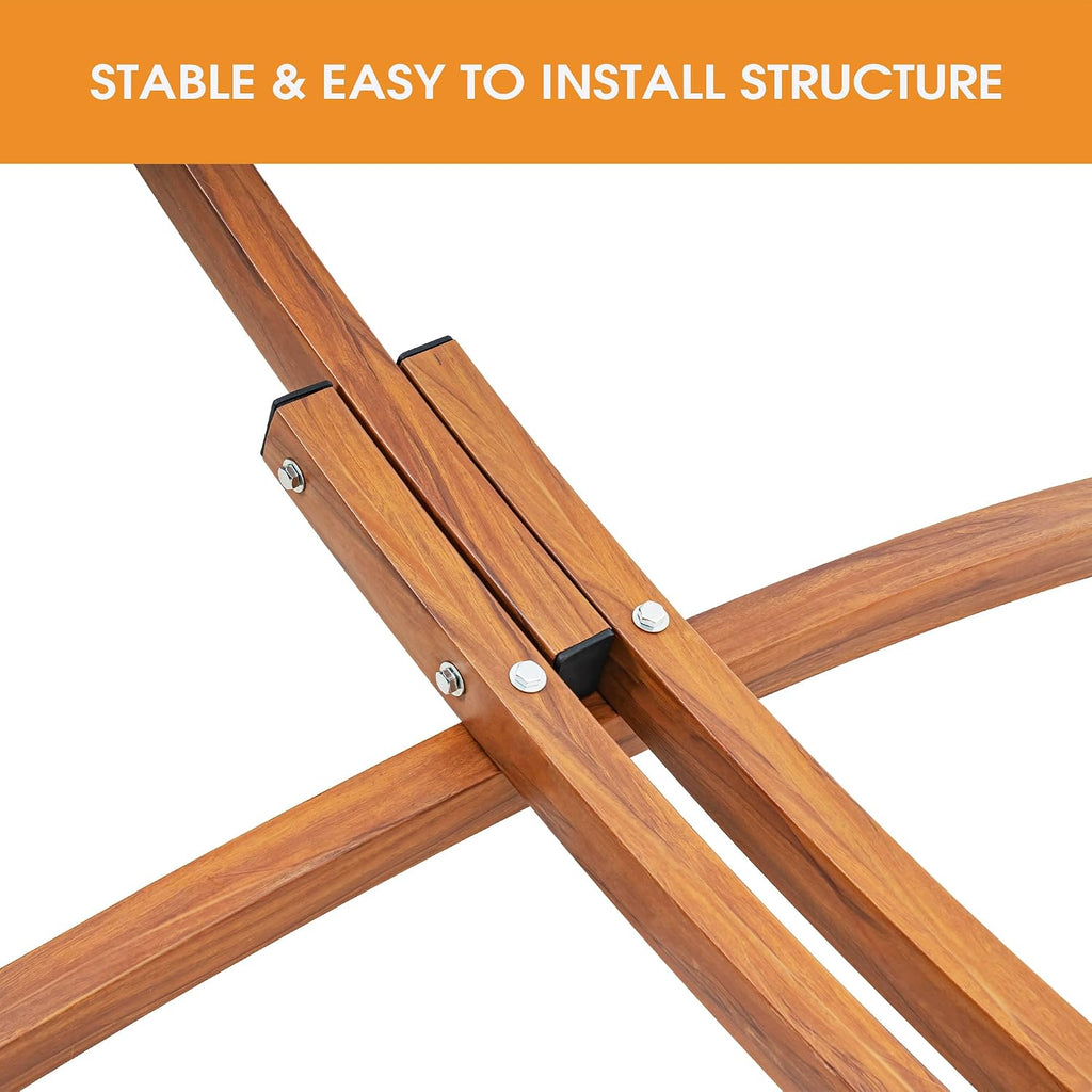 Double Quick‑Dry Hammock With Steel Stand