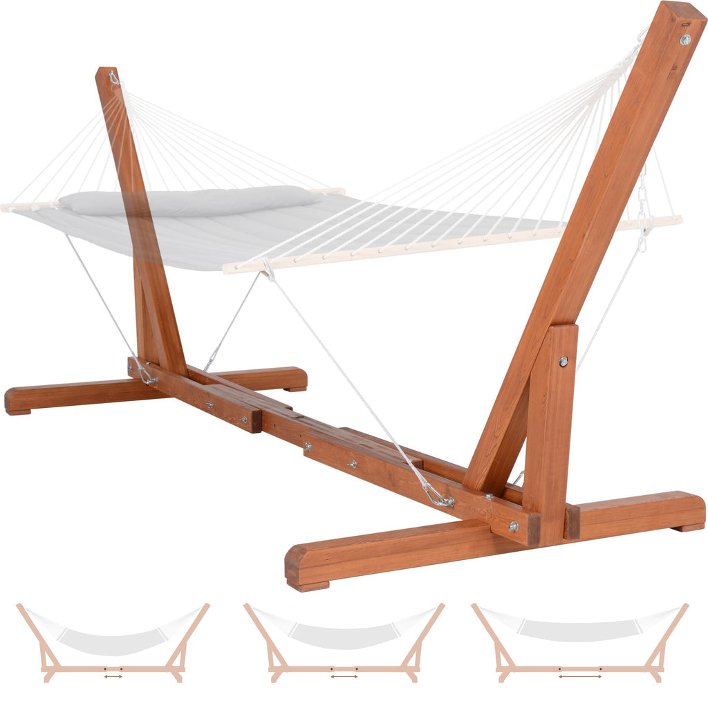 Adjustable Wooden Hammock Stand Heavy‑Duty