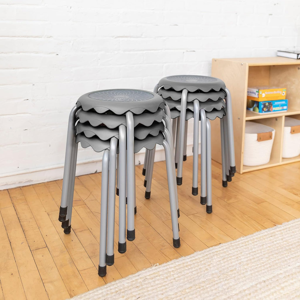 Daisy Stackable Flexible Classroom Stools 8‑Pack